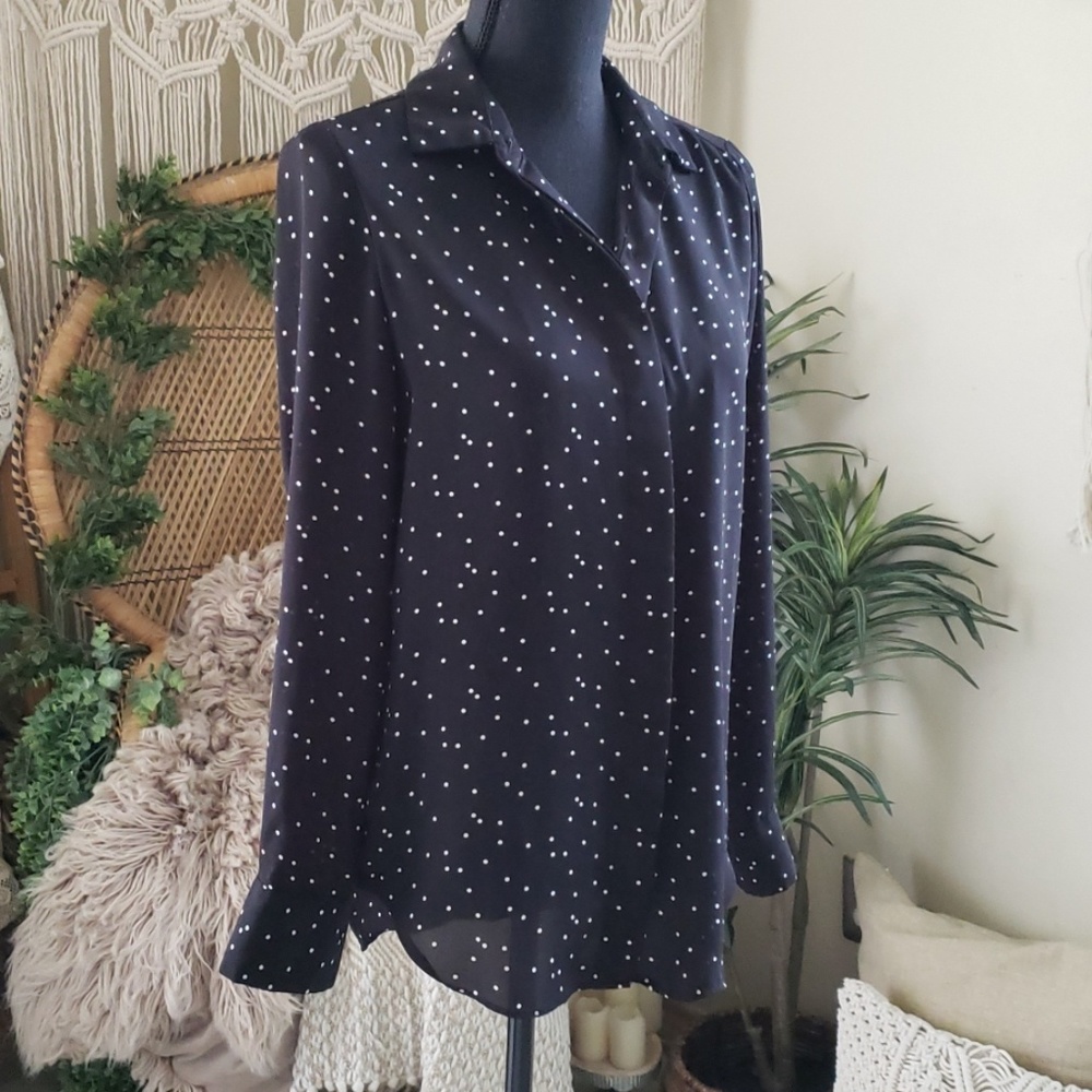 Black & White Polka Dot Blouse